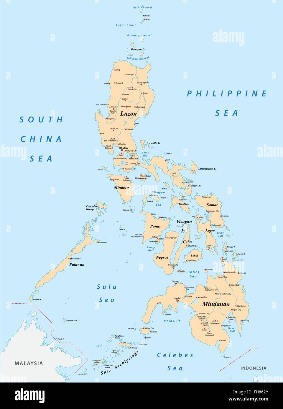 Philippines map hi