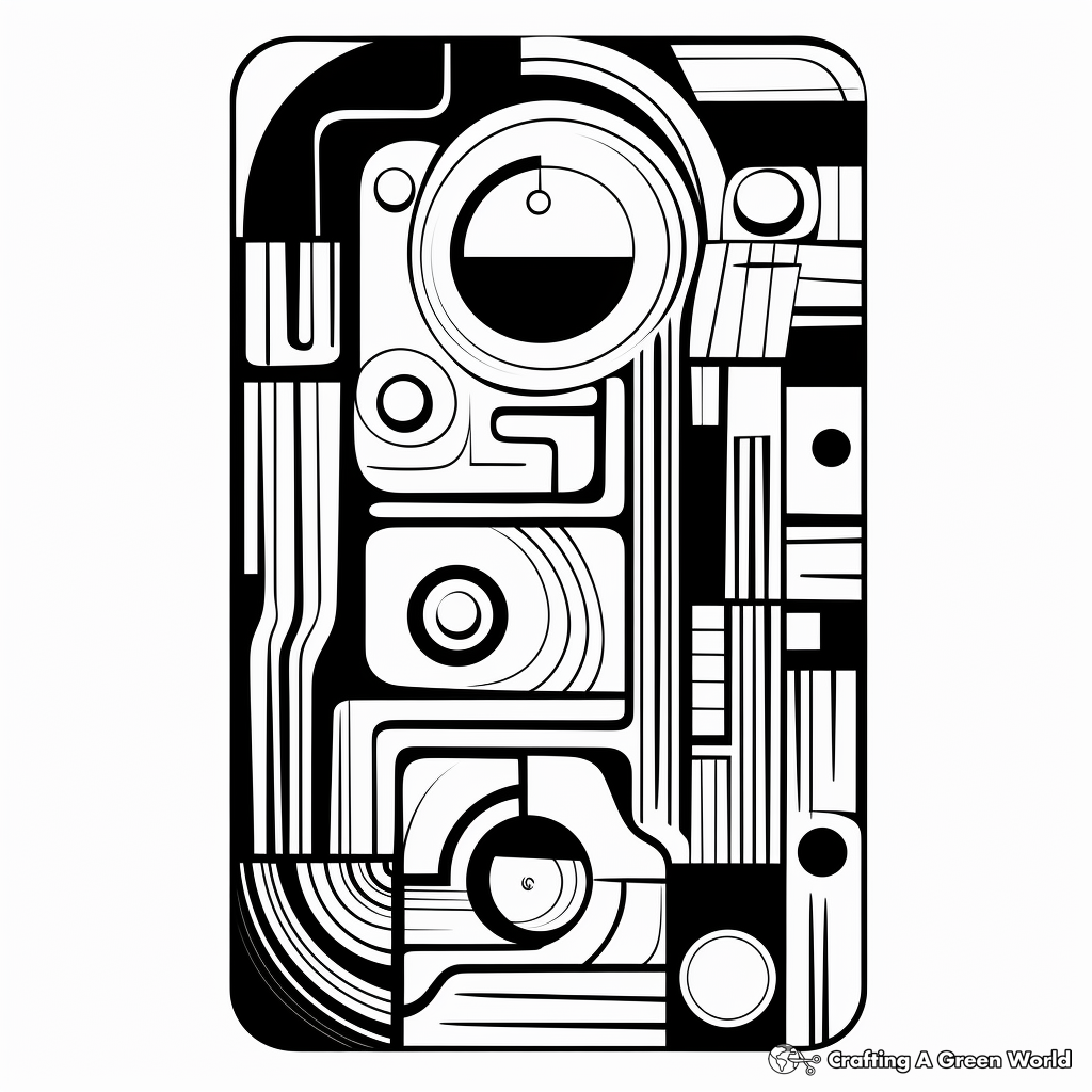 Phone coloring pages