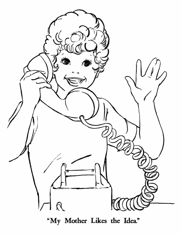 Bluebonkers girl coloring pages