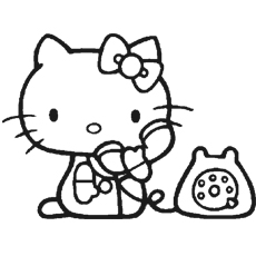 Top free printable hello kitty coloring pages online
