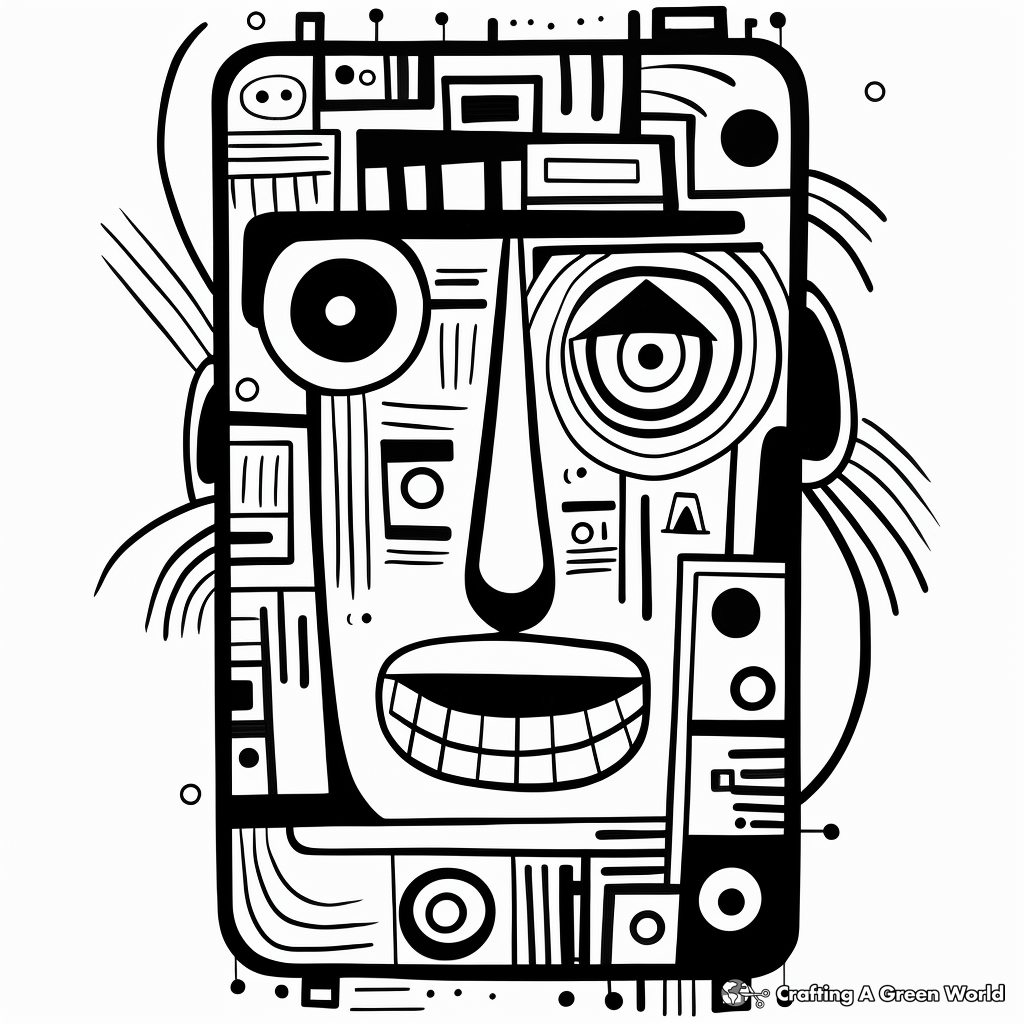 Phone coloring pages