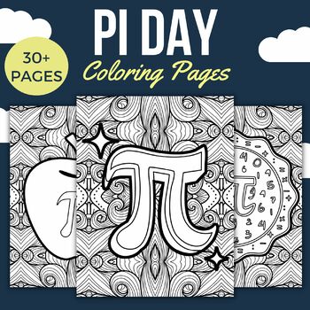 Pi coloring sheet tpt