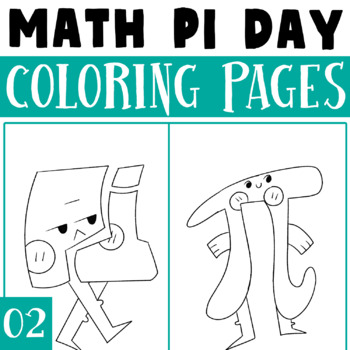 Pi coloring sheet tpt