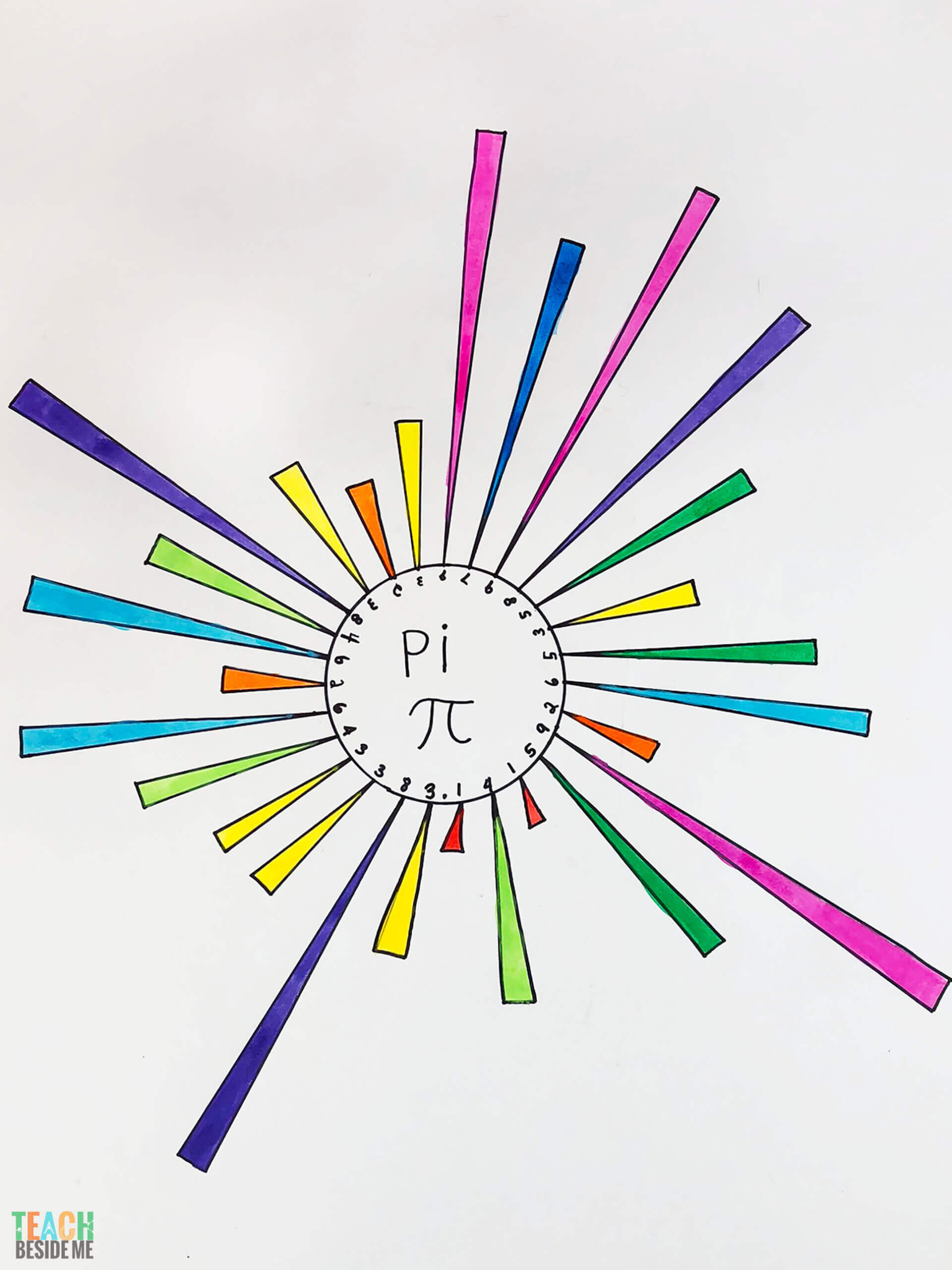 Pi day activity math art