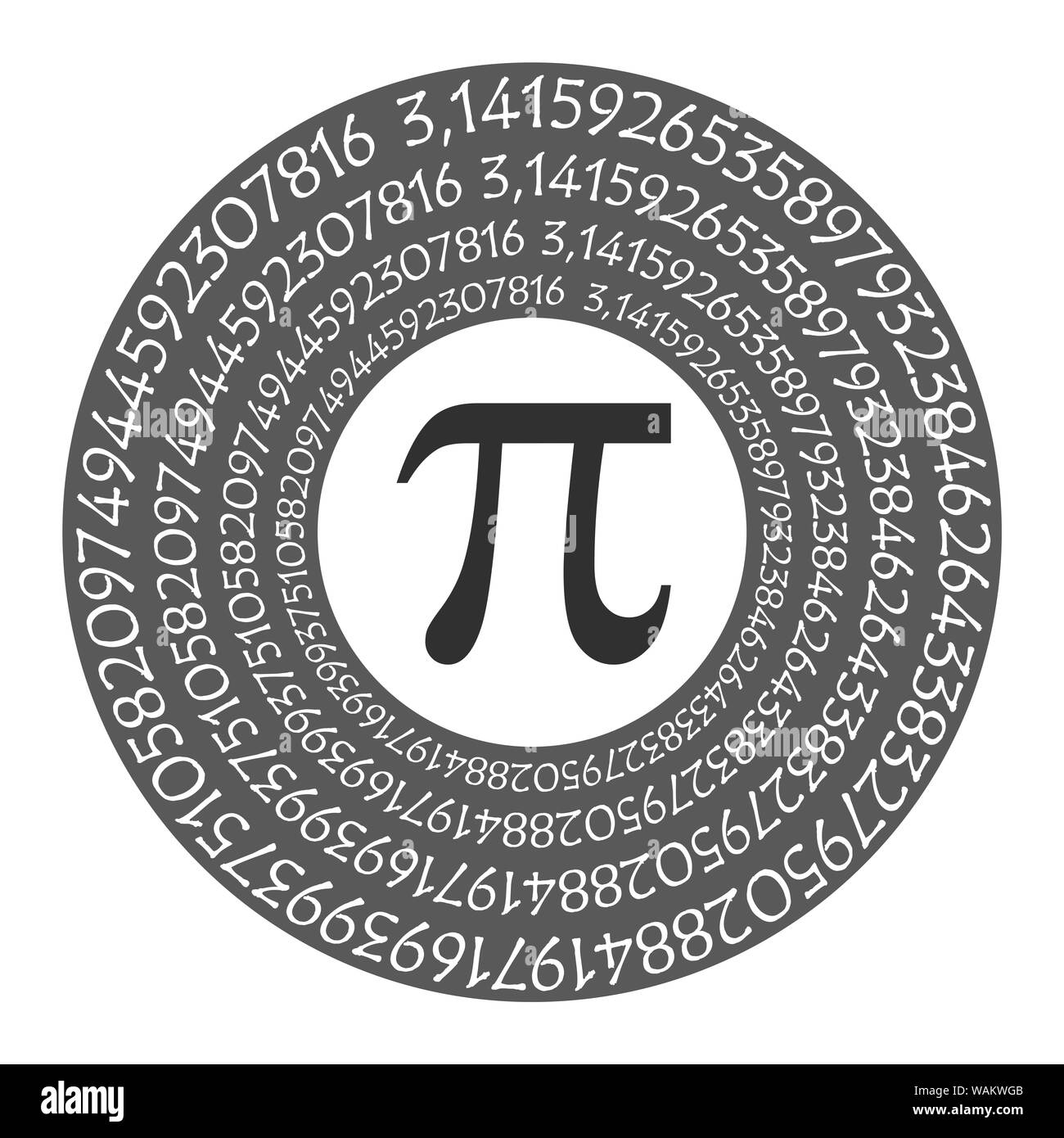 Pi symbol black and white stock photos images