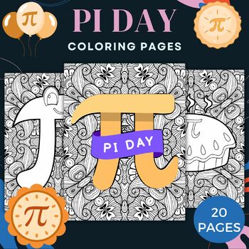 Pi coloring sheet tpt