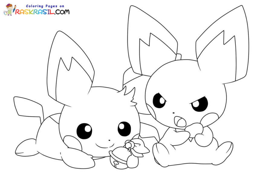 Pichu coloring pages