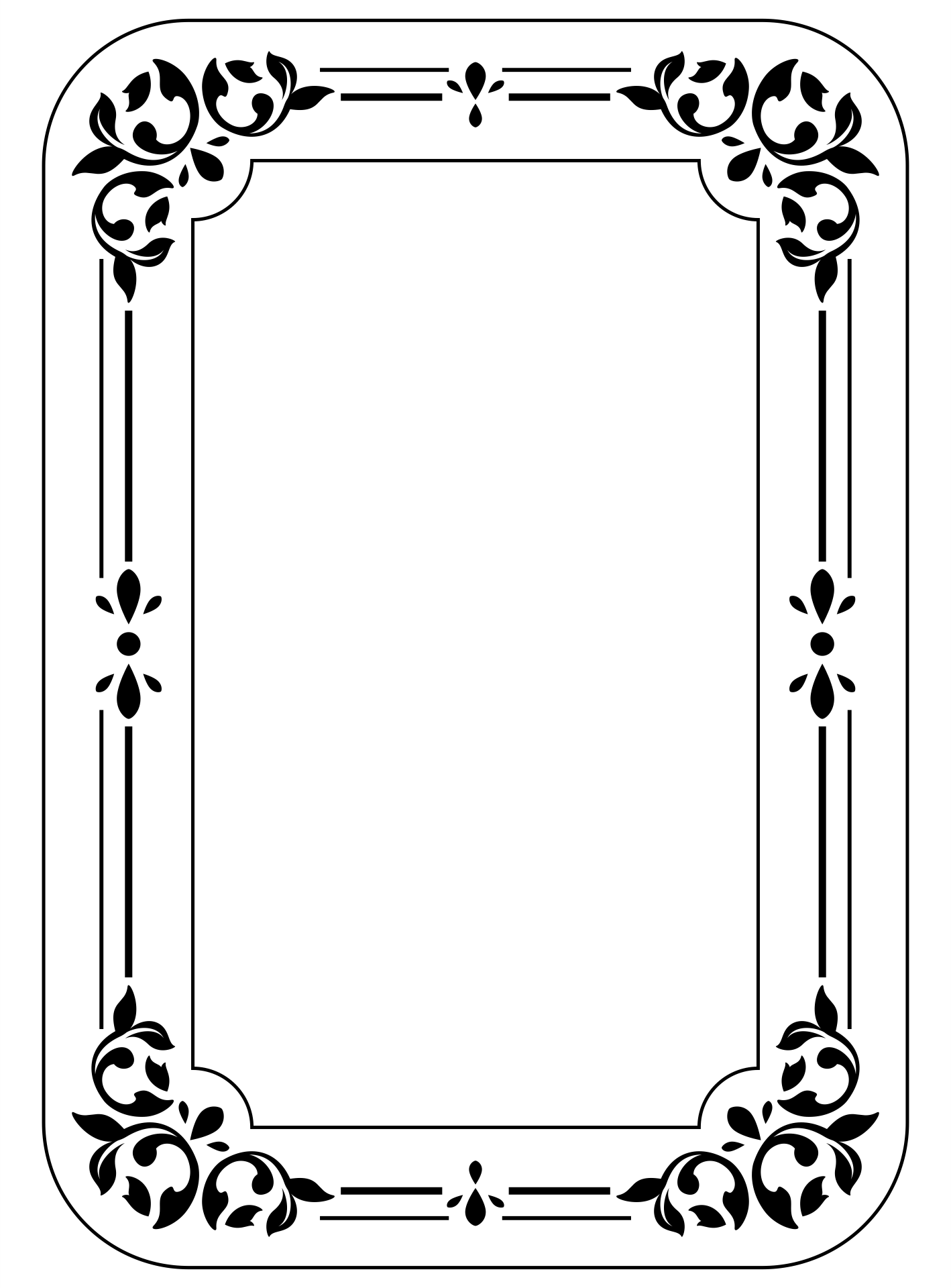 Best printable coloring page picture frame pdf for free at