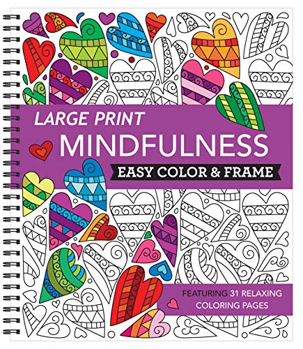 Large print easy color frame