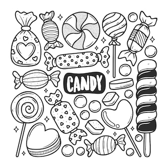 Candy coloring page images