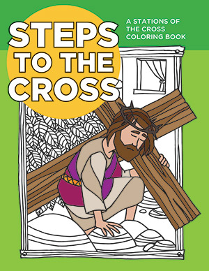 Steps to the cross stations of the cross coloring book booklet creative munications