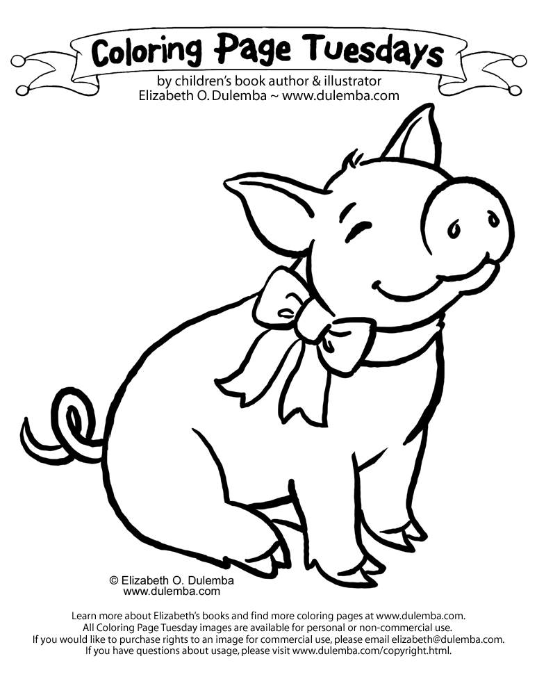 Coloring page tuesday
