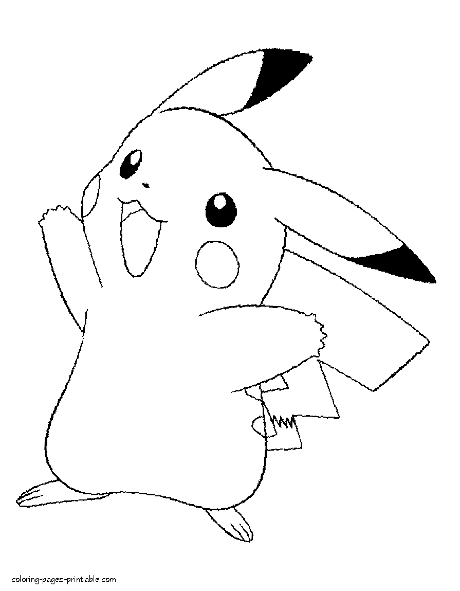 Print pokemon coloring pages pikachu vaiana kinder