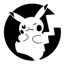 Pikachu free stencil gallery