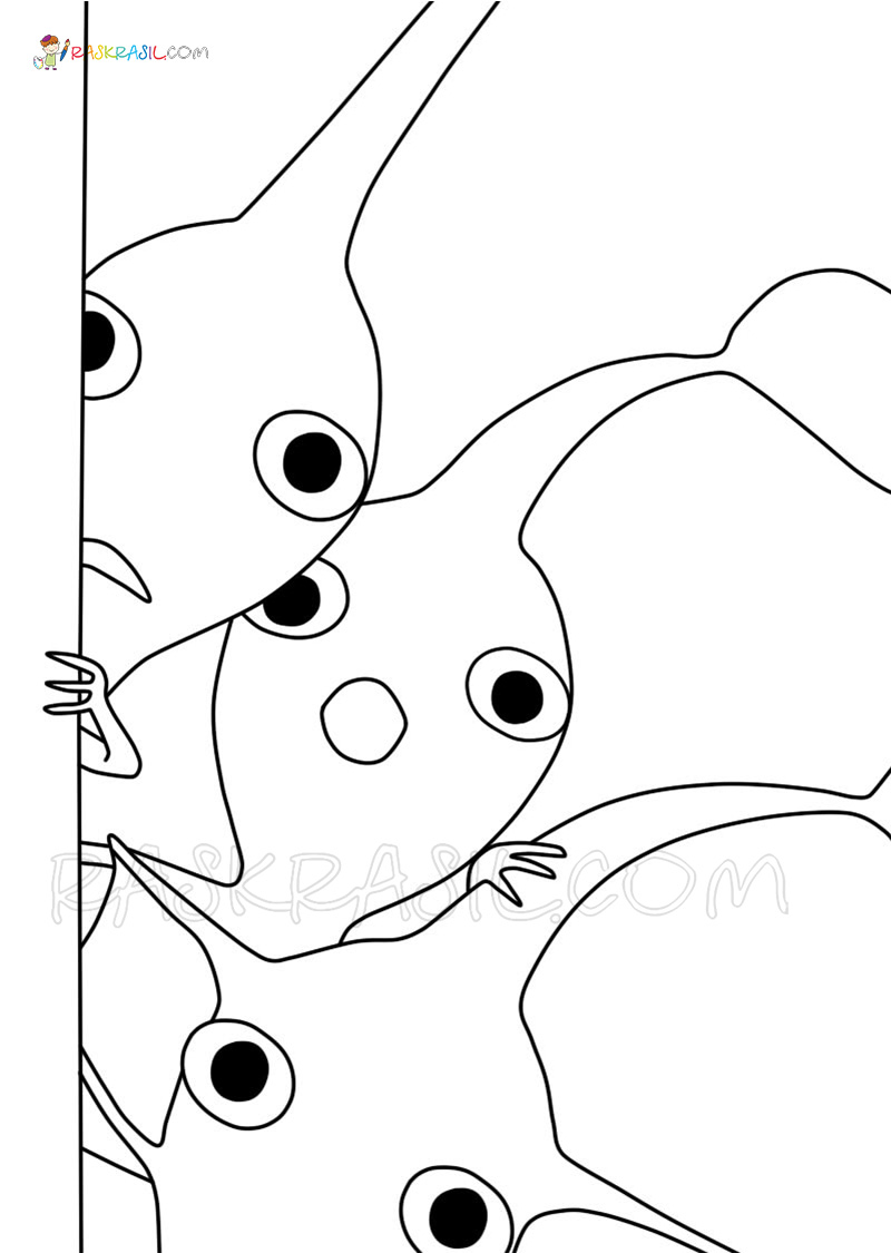 Pikmin deluxe coloring page new images free printable