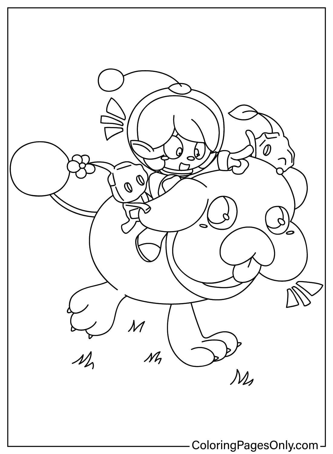 Pikmin coloring page pdf