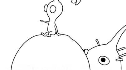 Pikmin coloring pages full parts
