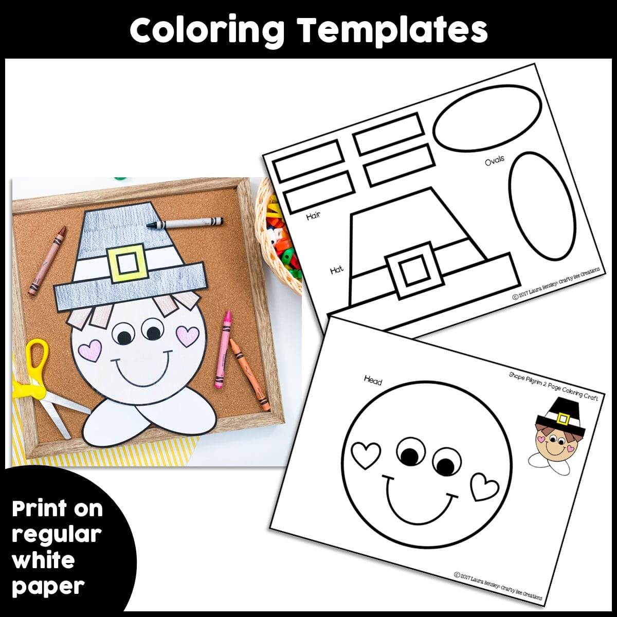 Shape pilgrim craft activity