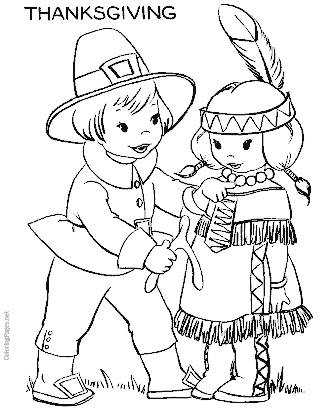 Thanksgiving coloring pages
