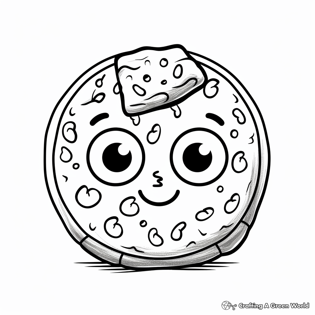 Pizza coloring pages