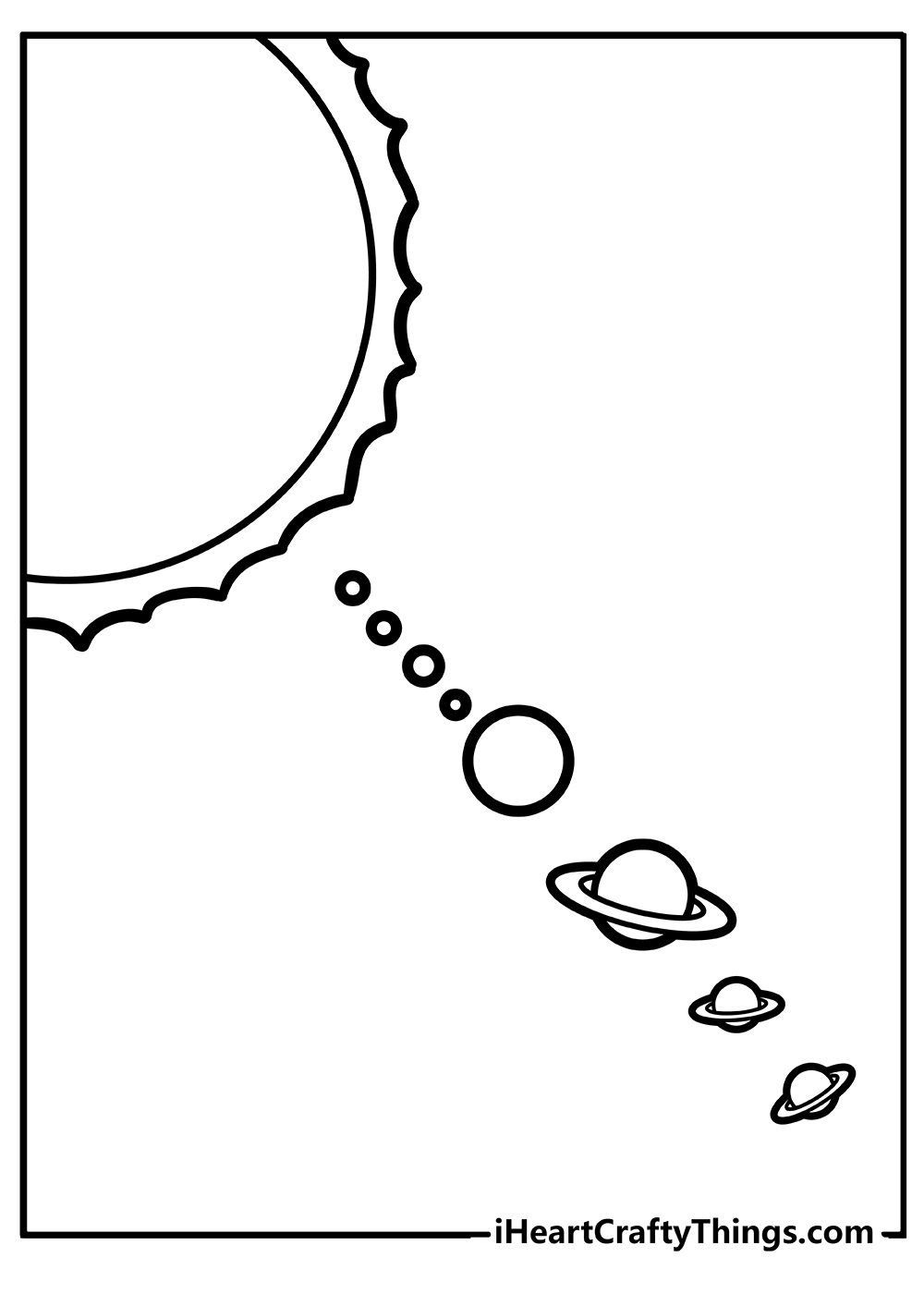 Solar system coloring pages free printables