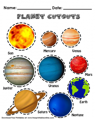 Planet cutouts