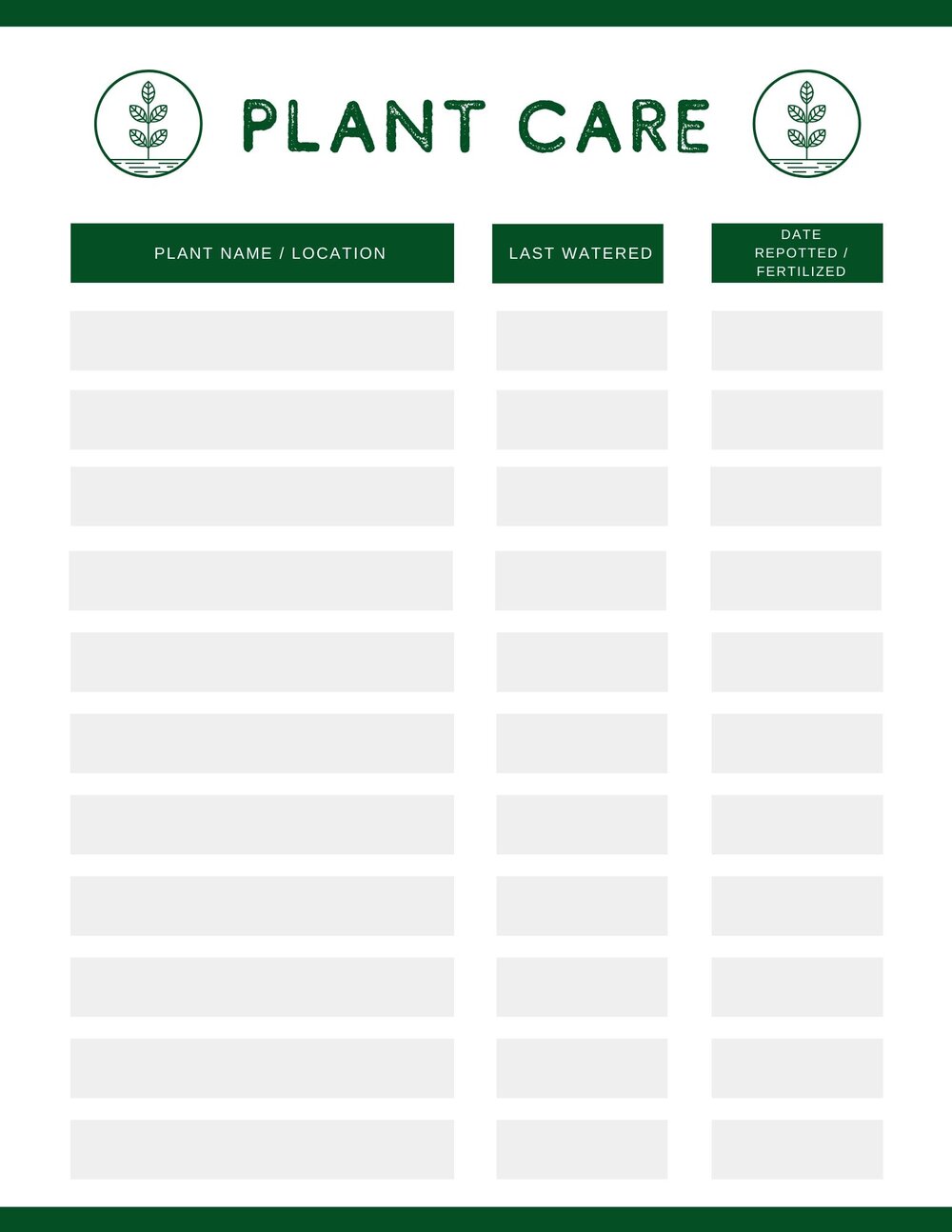 Plant care checklist and watering schedule printable lifeflow â eisley images rhode island legacy photographer for weddings elopements intimate celebrations and branding