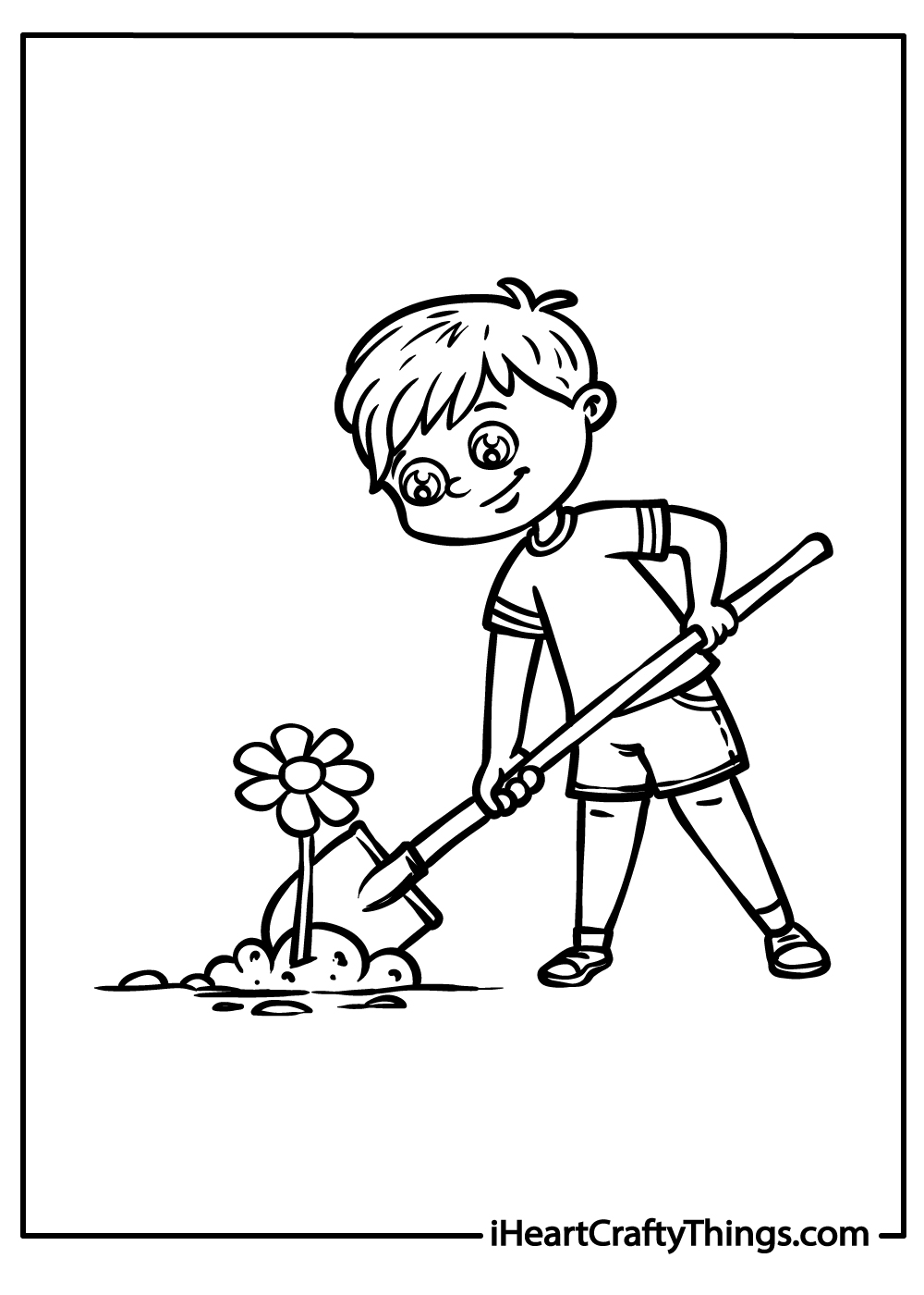 Garden coloring pages free printables