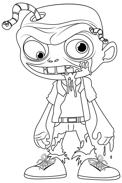 Page monster coloring images