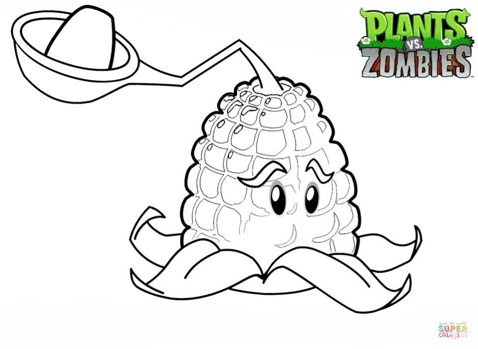 Get this plants vs zombies coloring pages free for kids ag