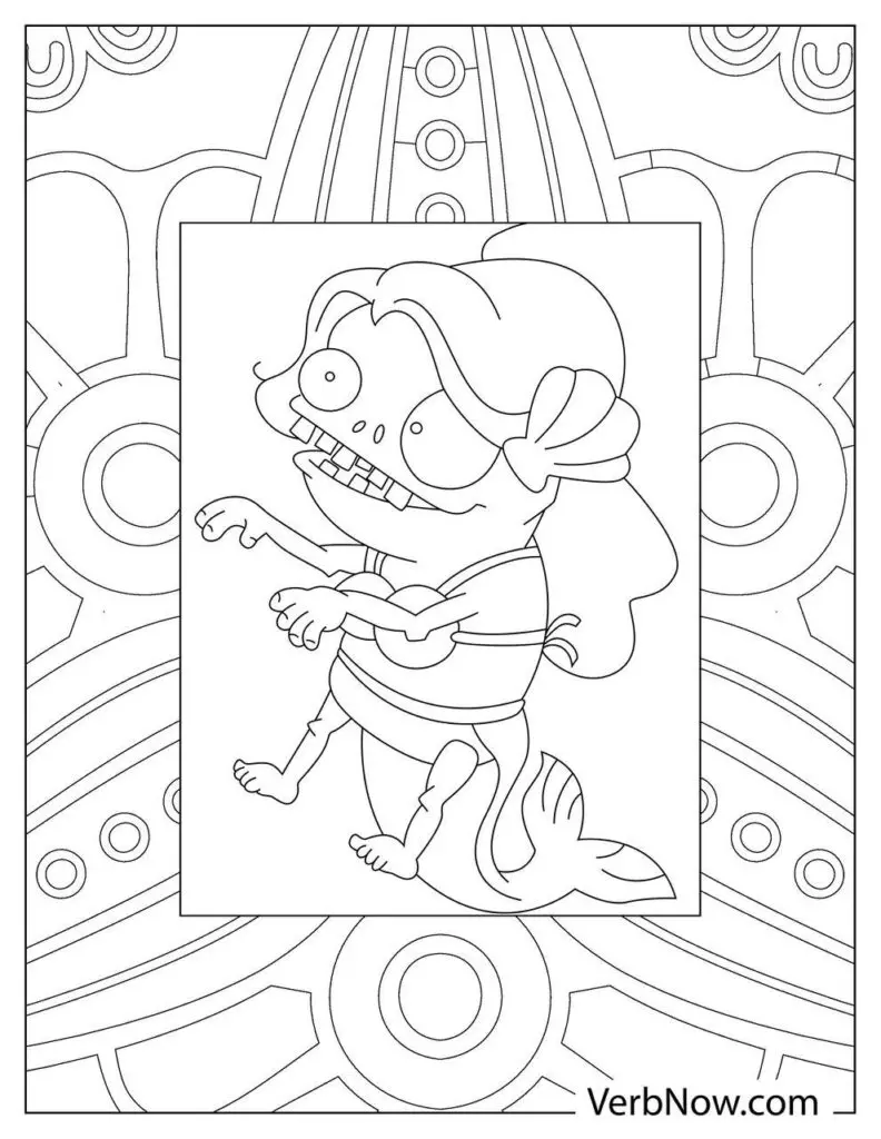Free plants vs zombies coloring pages book for download printable