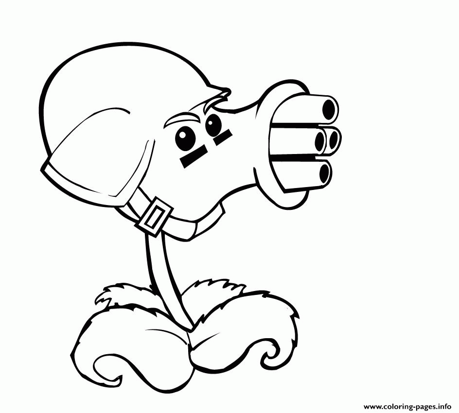 Plants and zombies coloring