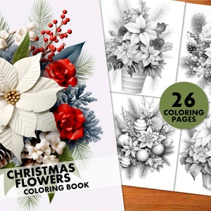 Poinsettias coloring