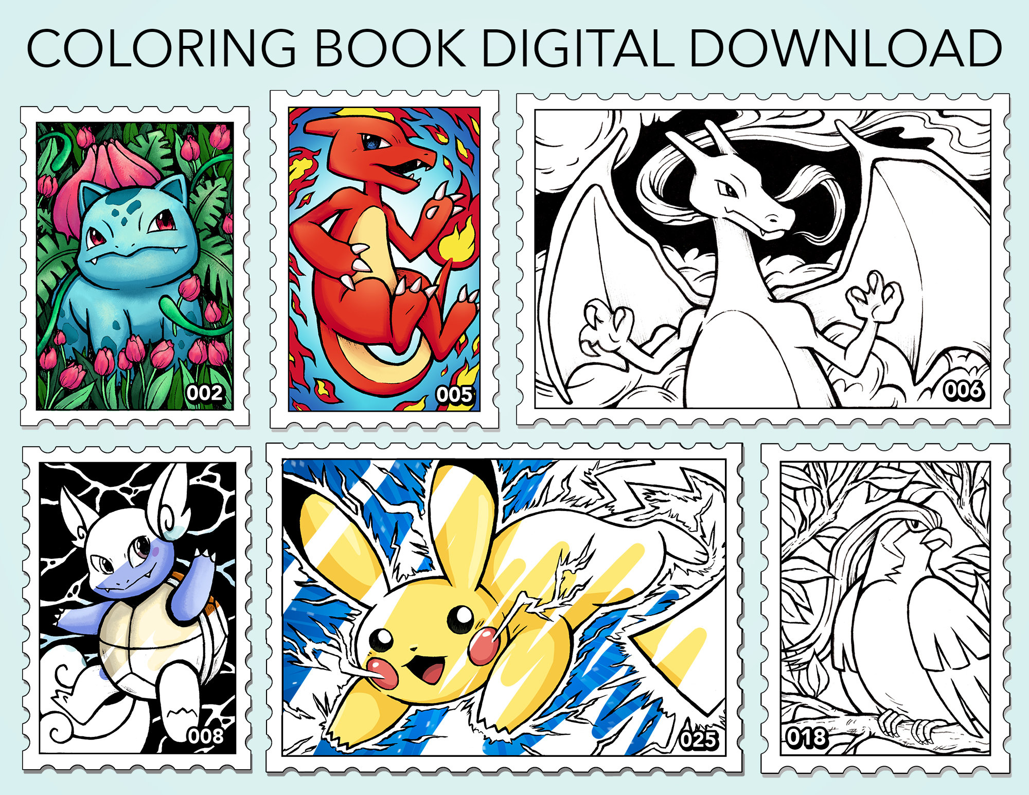 Gen pokãpostal colouring pdf inktober pages download now
