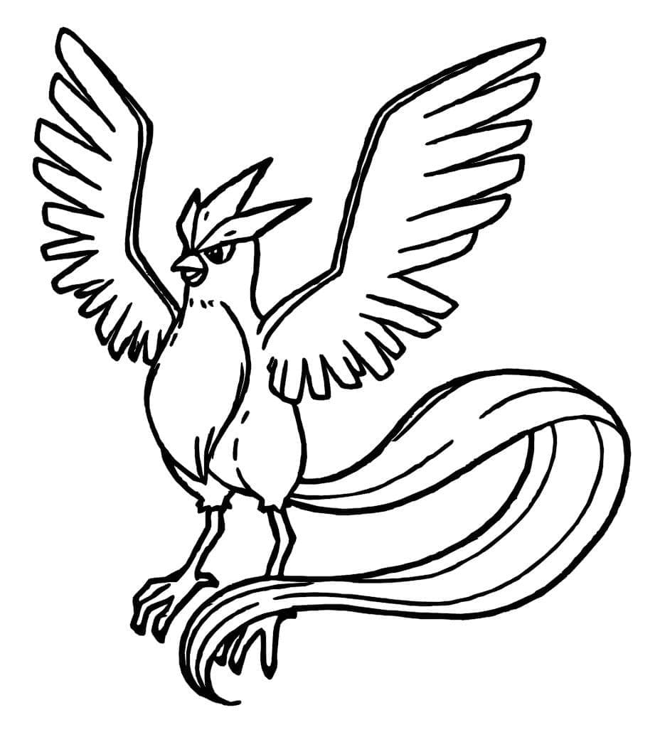 Legendary pokemon coloring pages
