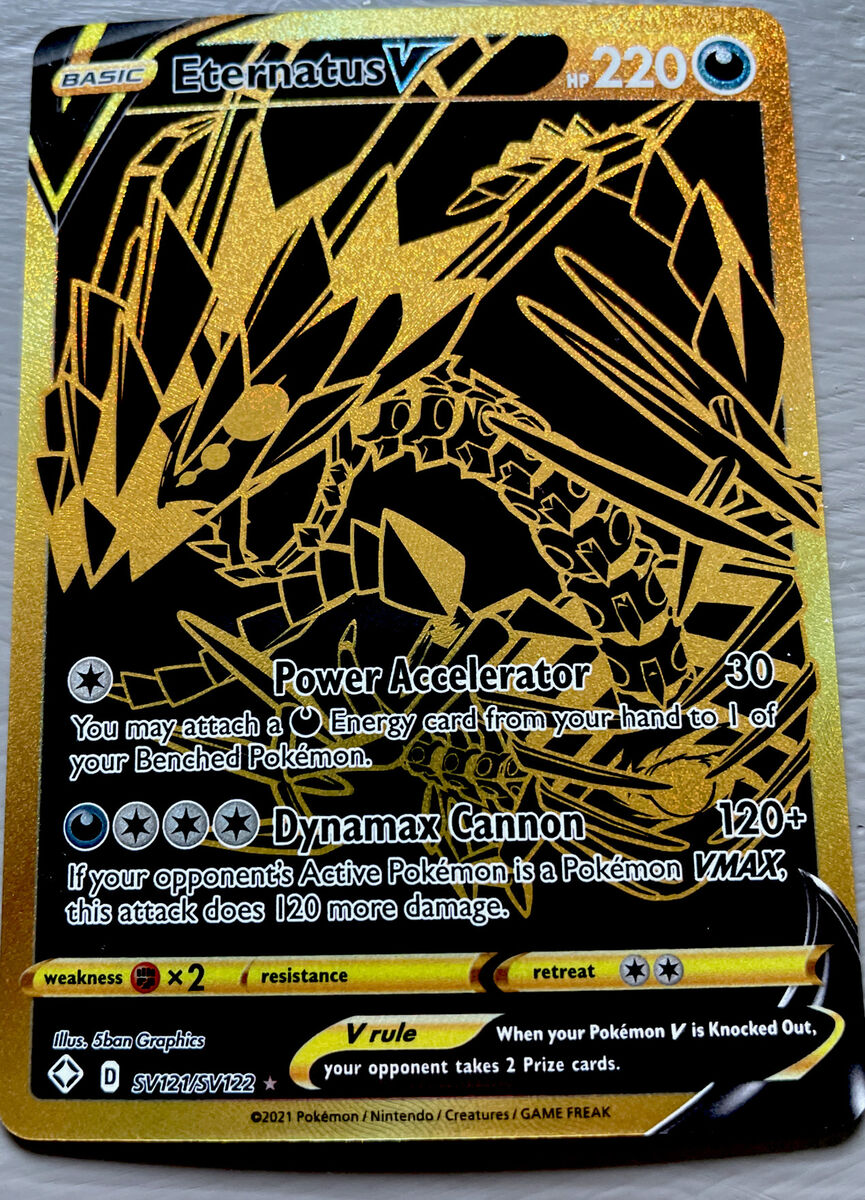 Pokemon shining fates eternatus v secret rare sv