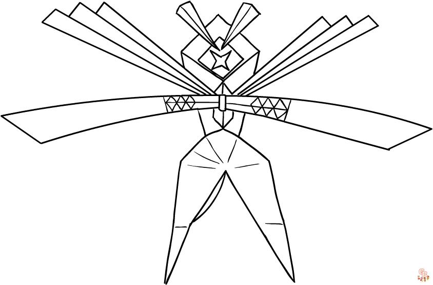 Explore free printable pokemon kartana coloring pages