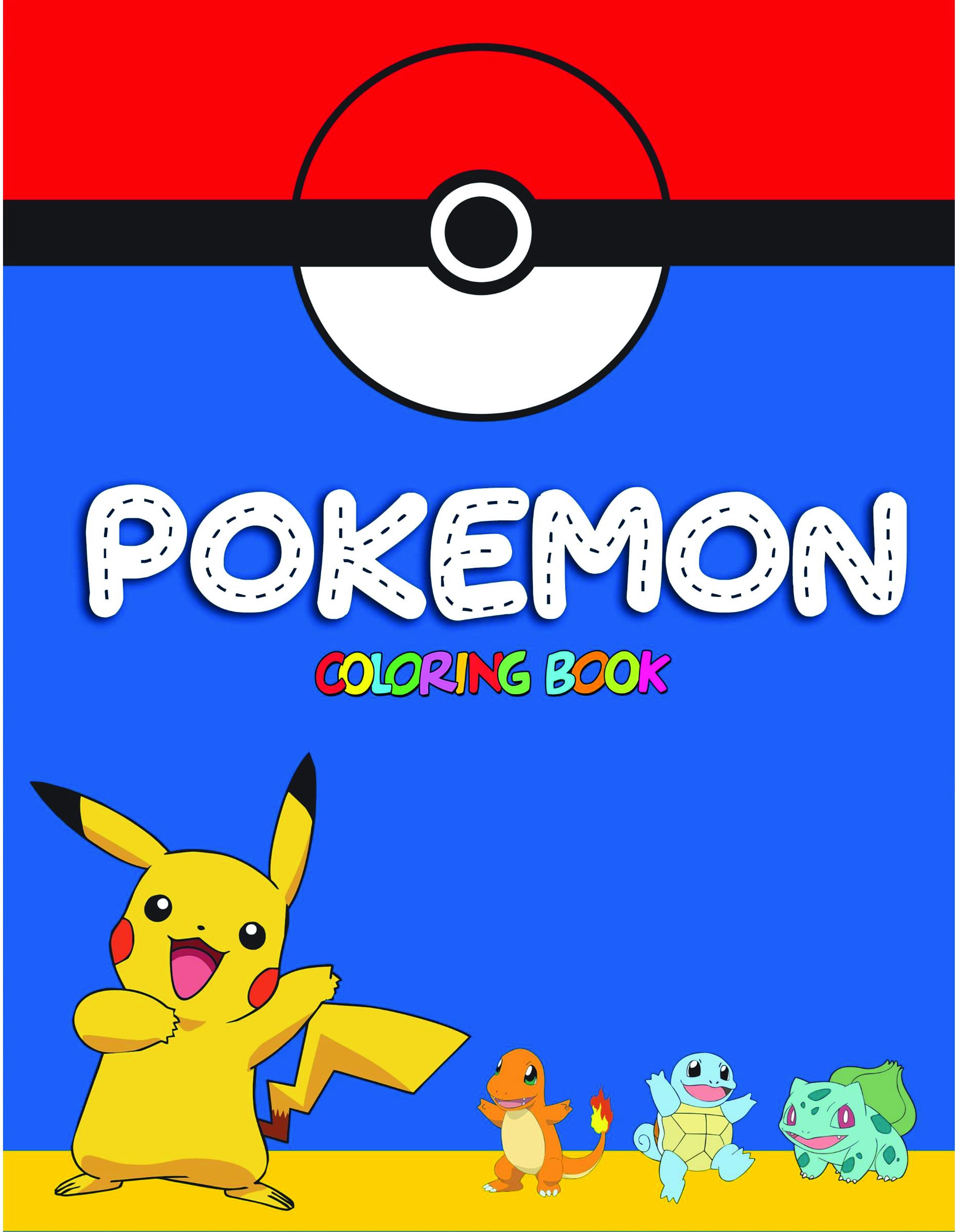 Pokemon coloring pages for kids best gifts for girls best gifts for boys