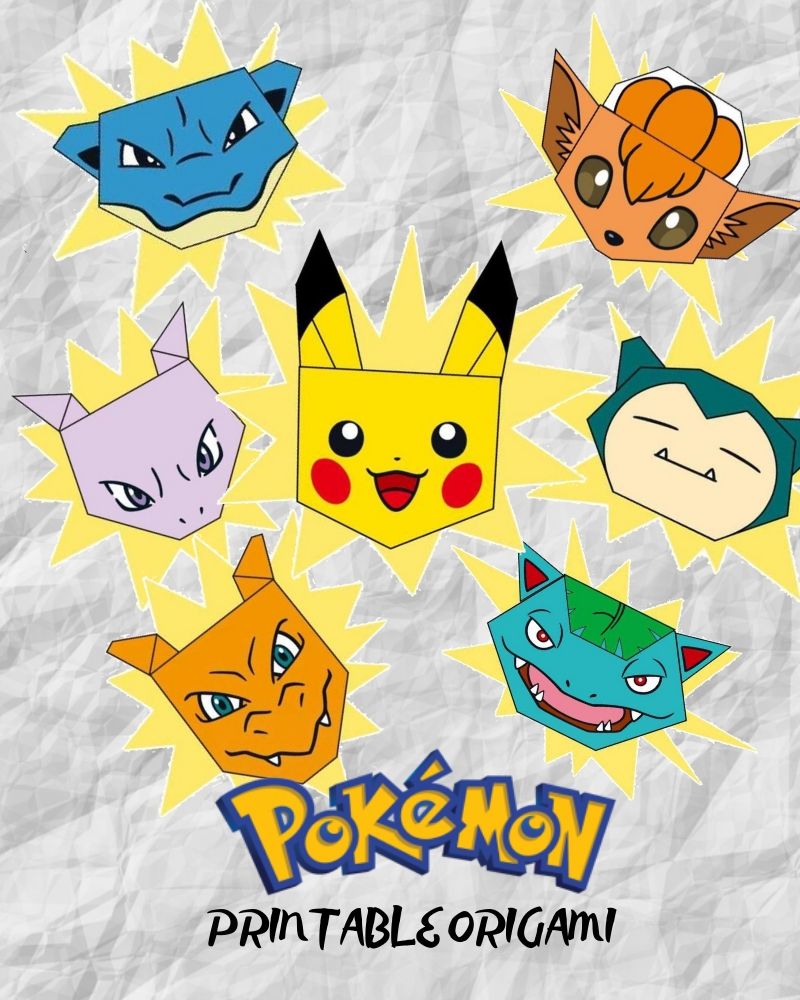 Printable origami pokemon ð