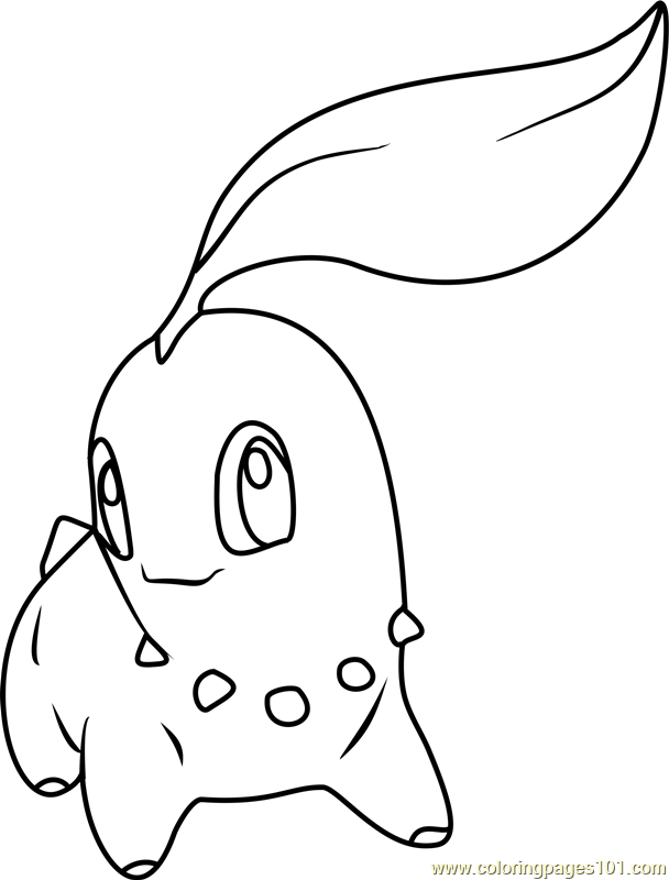 Chikorita pokemon coloring pages pokemon coloring pokemon coloring sheets
