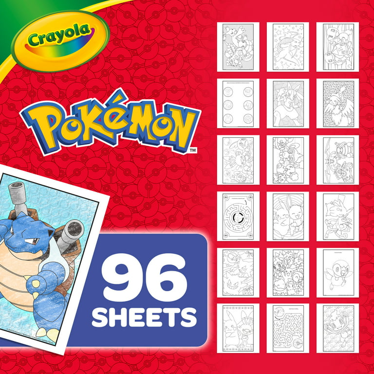 Crayola pokãmon coloring book