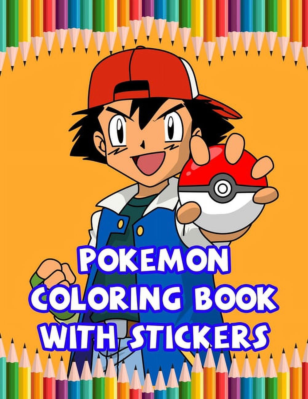 Pokemon coloring book with stickers best coloring book gifts for kids ages