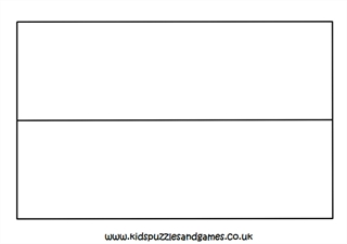Poland flag louring page