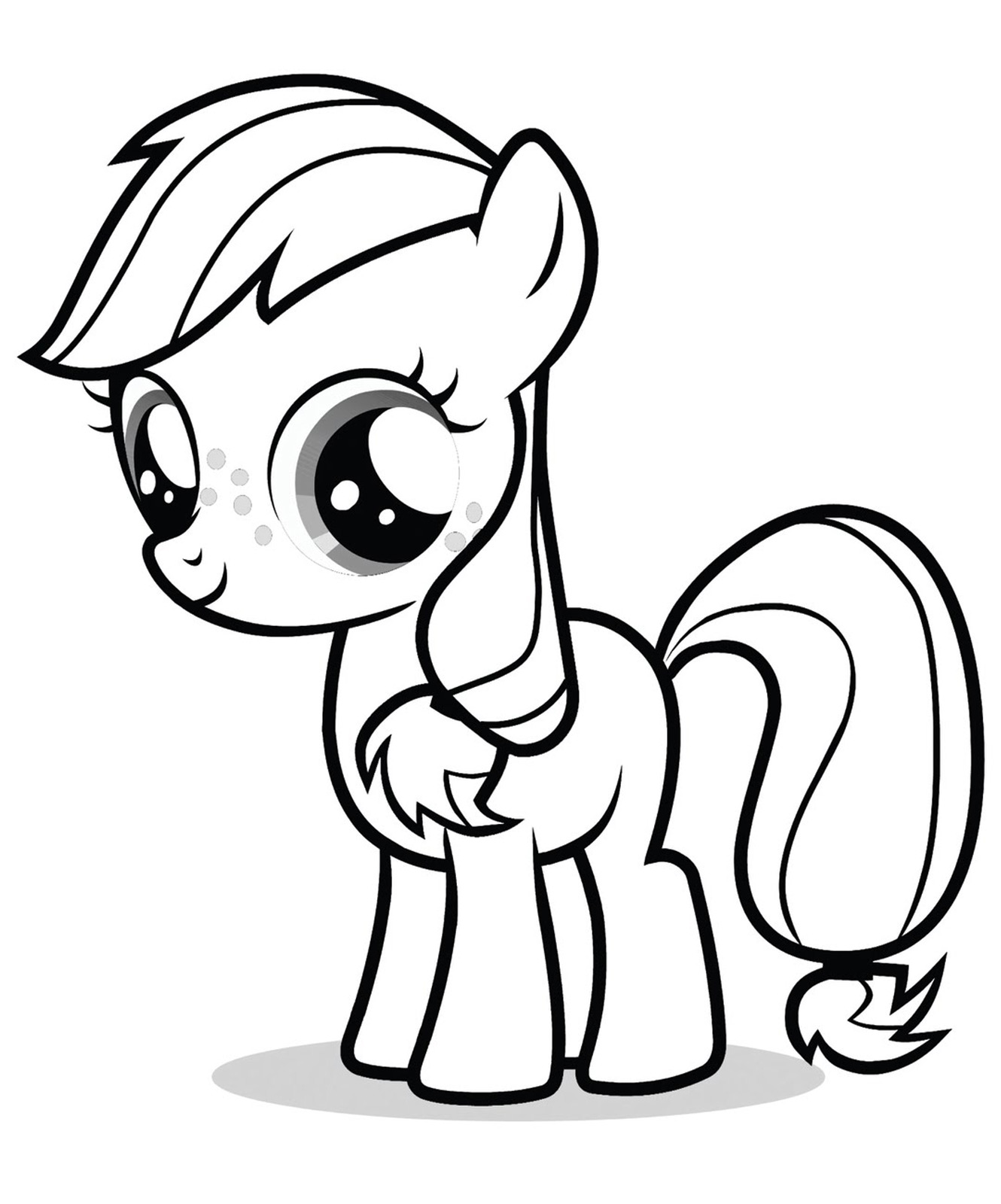 Little pony printable coloring pages for kids