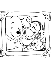 Pooh eeyore tigger coloring pages