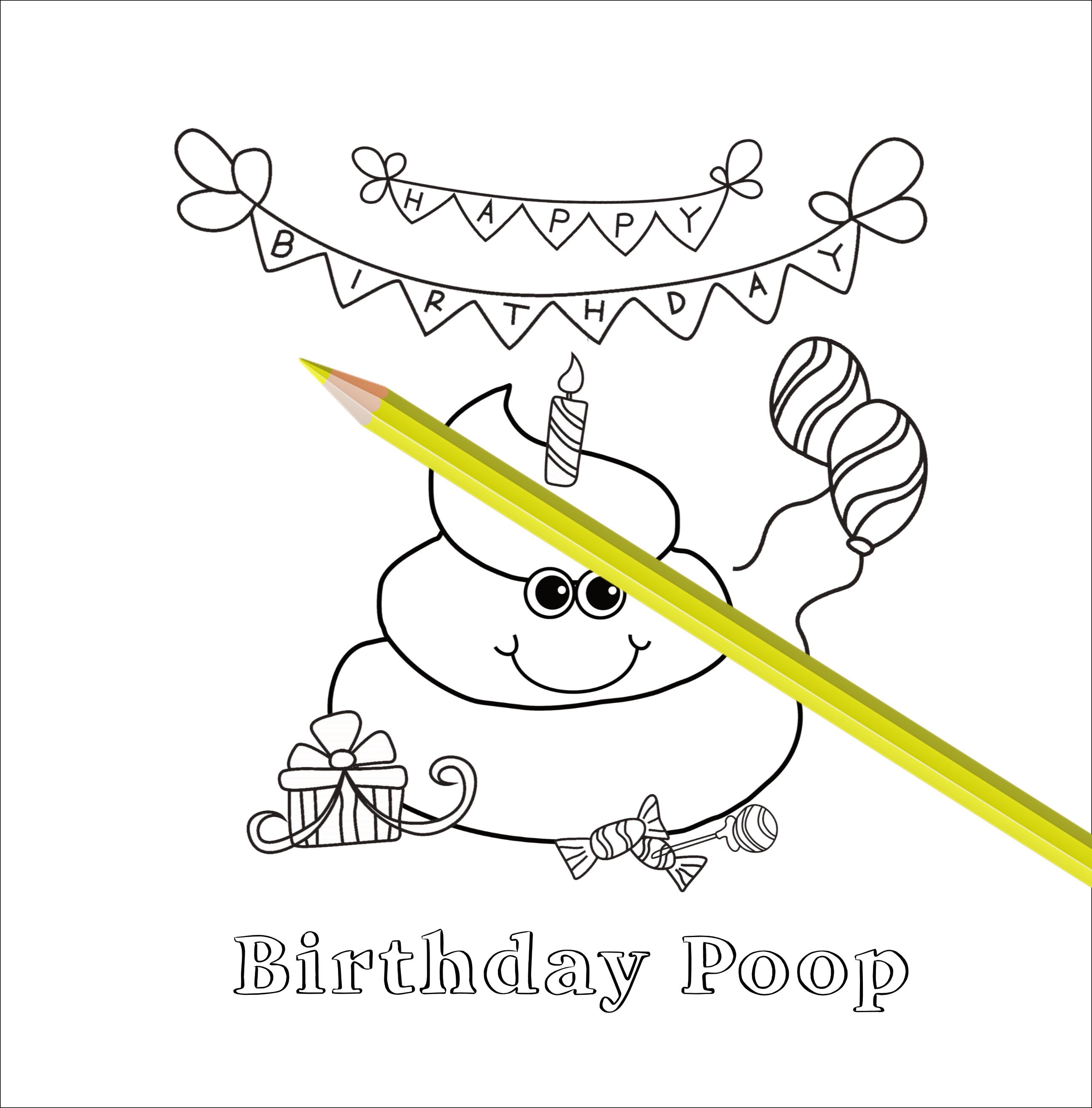 Poop for boys printable coloring pages with funny poop characters to color