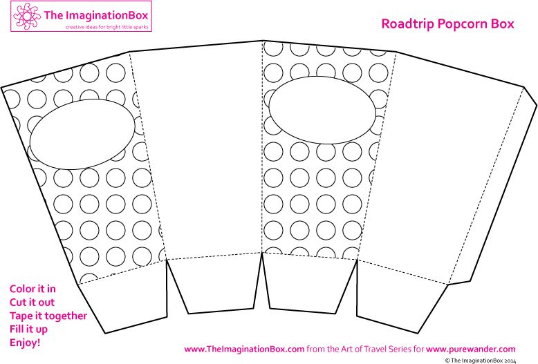 Free downloads archives popcorn box popcorn box template art activities for kids