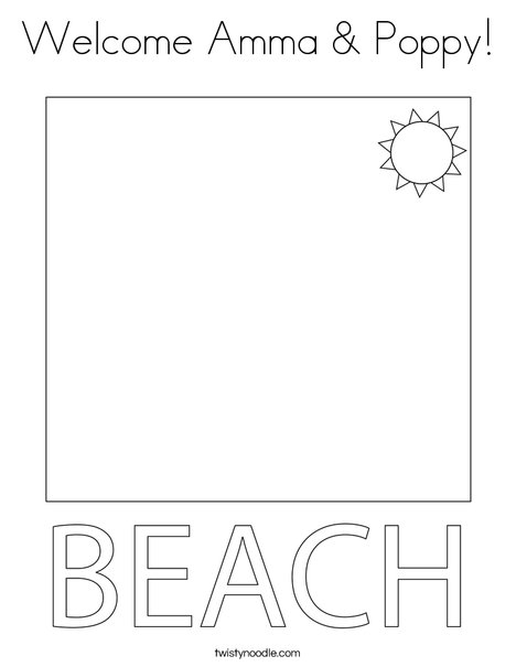 Wele amma poppy coloring page