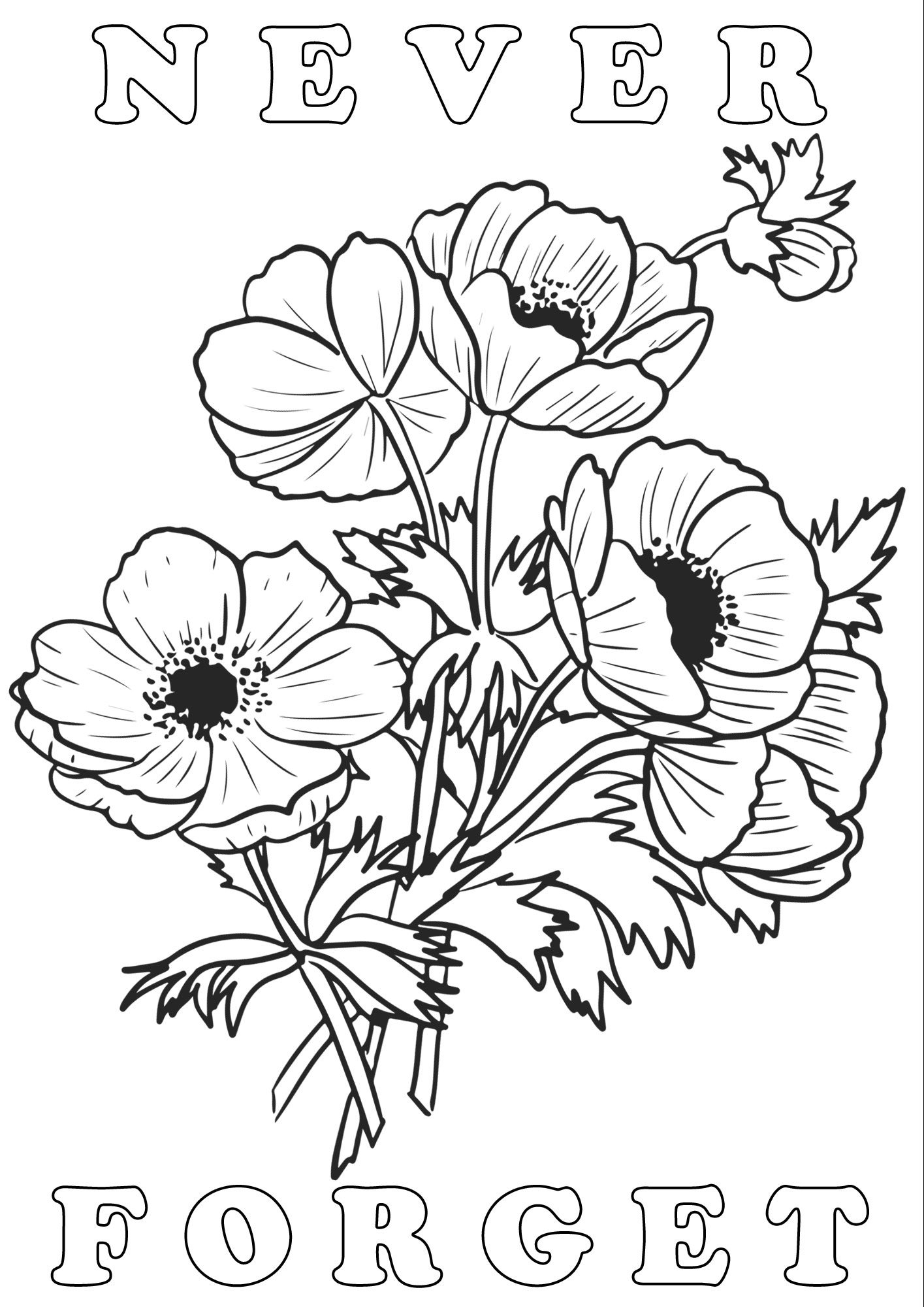 Poppies louring poster never forget rooftop post printables
