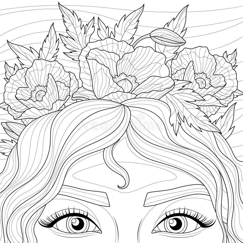 Poppy colouring stock illustrations â poppy colouring stock illustrations vectors clipart